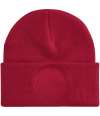 B446 Circular patch printers beanie Classic Red colour image